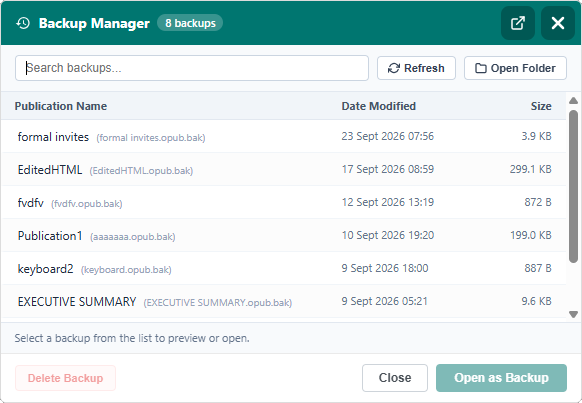 File Safety and Save Management